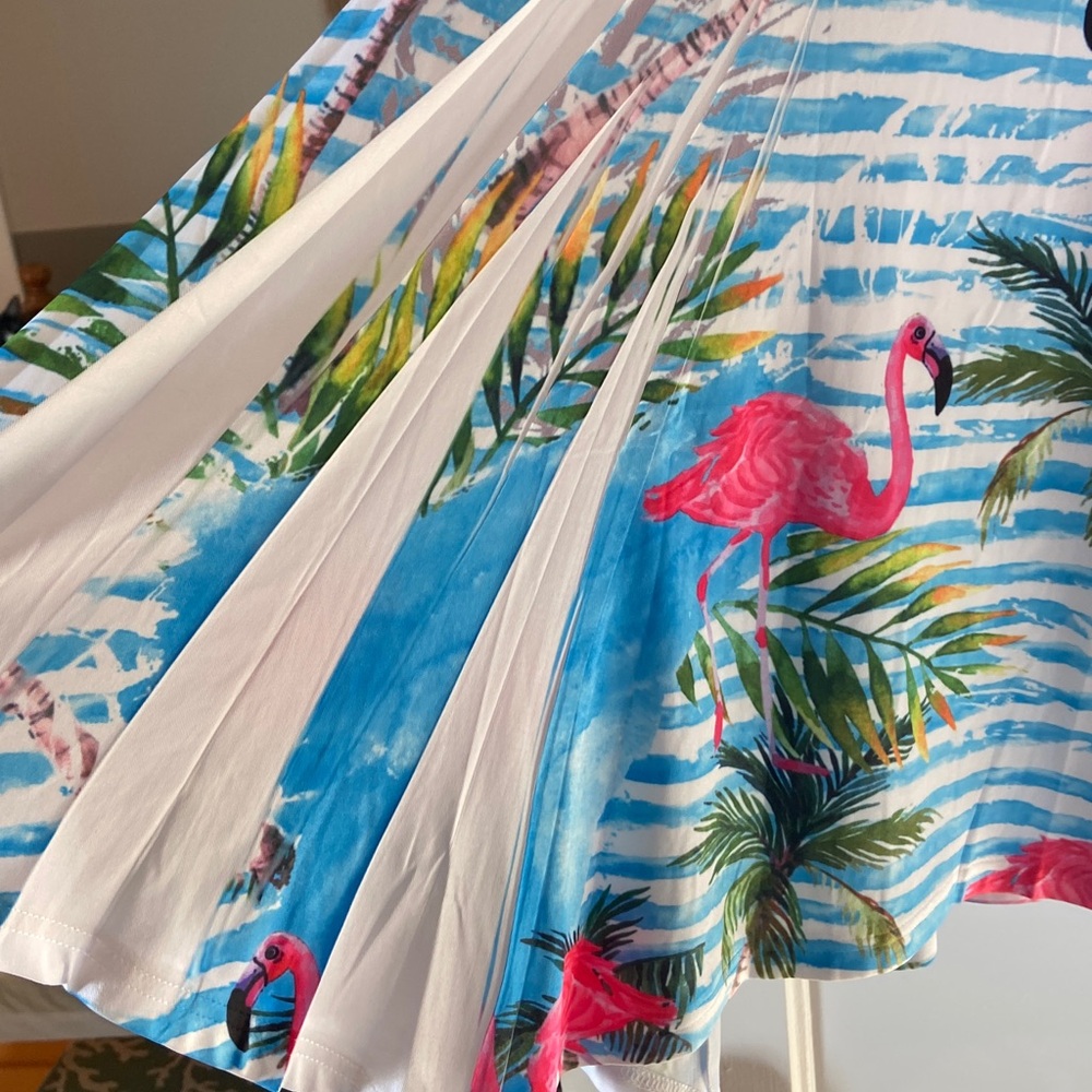 India Boutique Tropical Flamingo Dress - Picture 6 of 8
